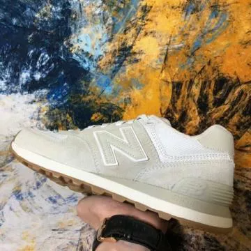 Giày New Balance Wmns 574 Light Grey WL574CA - Ảnh 5