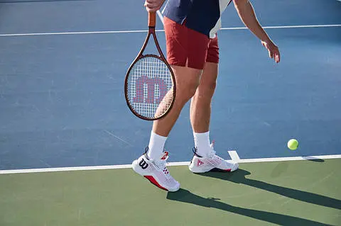 Alternative view of Giày Wilson Rush Pro Tour MID 'White Black Red' WRS330610