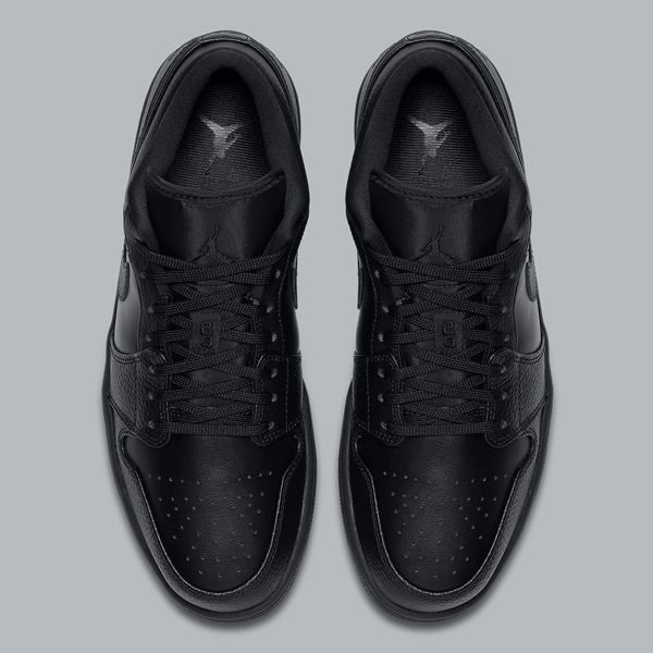 Giày Nike Air Jordan 1 Low 'Triple Black' 553558-091 - Ảnh 6