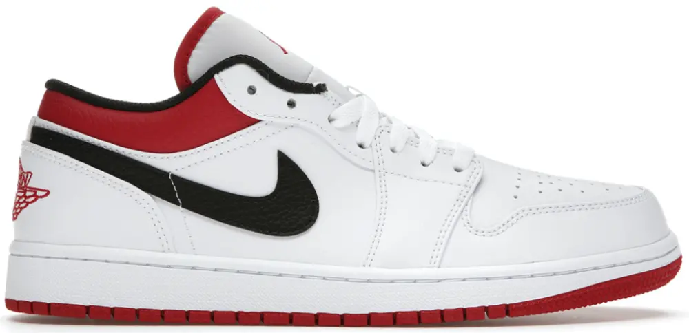 Giày Nike Air Jordan 1 Low 'White Univeristy Red' 553558-118
