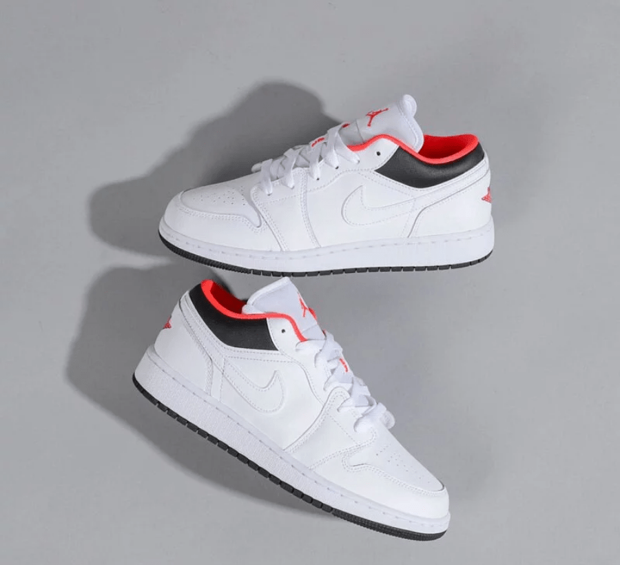 Giày Nike Air Jordan 1 Low GS 'Chicago Home' 553560-160 - Ảnh 5