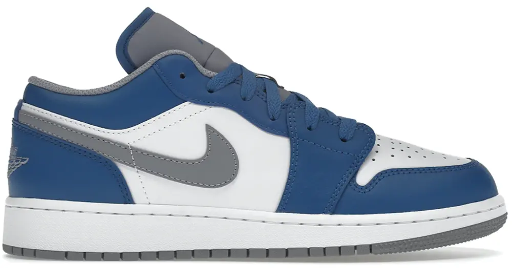 Giày Nike Air Jordan 1 Low GS 'True Blue' 553560-412