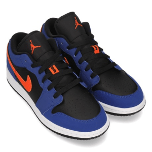 Alternative view of Giày Nike Air Jordan 1 Low GS 'Rush Blue' 553560-480