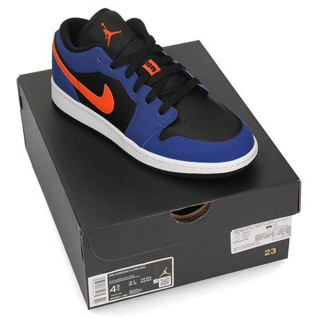 Giày Nike Air Jordan 1 Low GS 'Rush Blue' 553560-480 - Ảnh 3