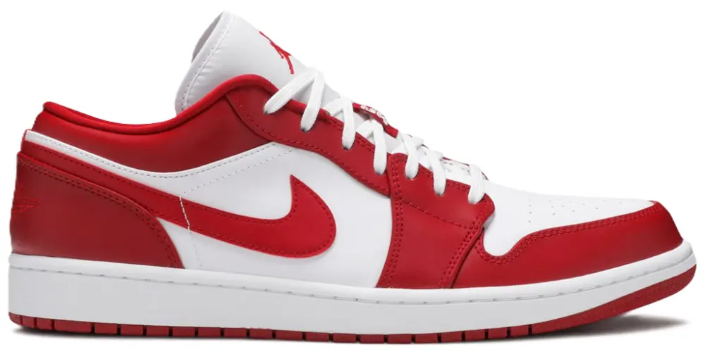 Giày Nike Air Jordan 1 Low Gym Red White (GS) 553560-611