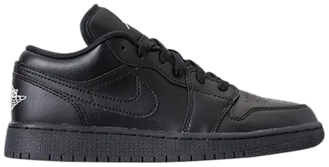 Giày Nike Air Jordan 1 Low GS 'Black' 553560-006