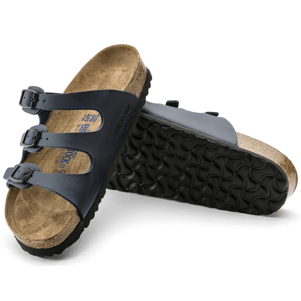 Dép Birkenstock Florida Soft Footbed Birko Flor 'Blue' 554711 - Ảnh 6