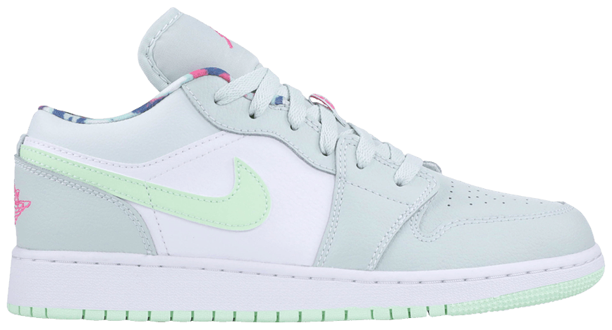 Giày Nike Air Jordan 1 Low GS 'Barely Grey Spruce' 554723-051