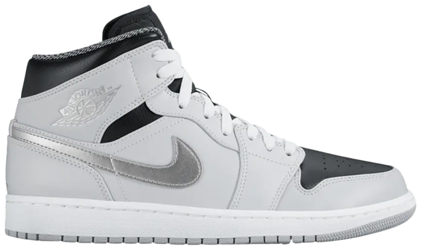 Giày Nike Air Jordan 1 Mid 'Wolf Grey Pure Platinum' 554724 032