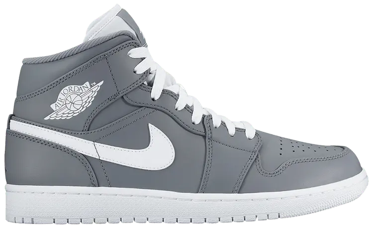 Giày Nike Air Jordan 1 Mid 'Cool Grey' 554724-036