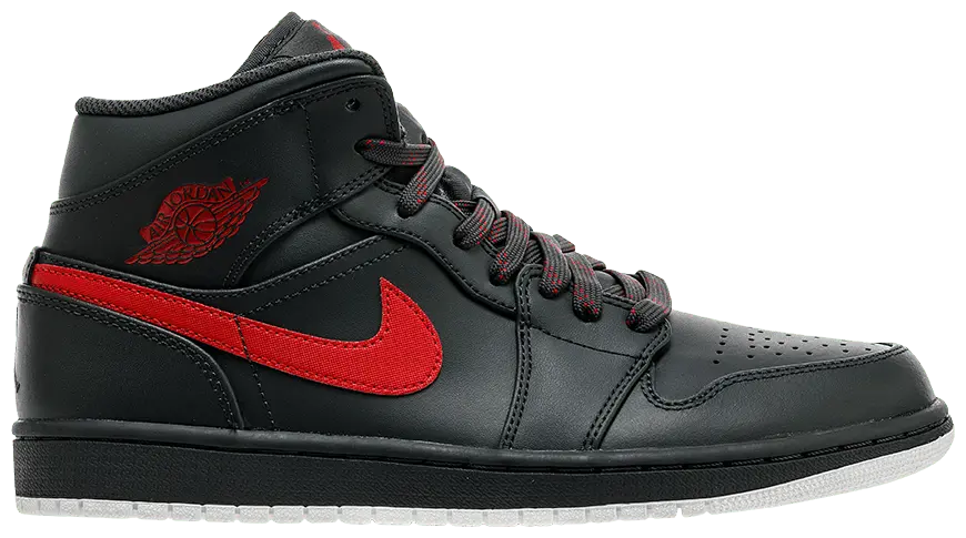 Giày Nike Air Jordan 1 Mid 'Anthracite Gym Red' 554724-045