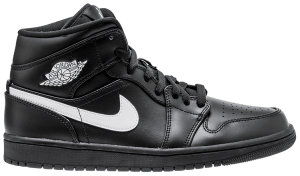 Giày Nike Air Jordan 1 Mid Black White (2018) 554724-049