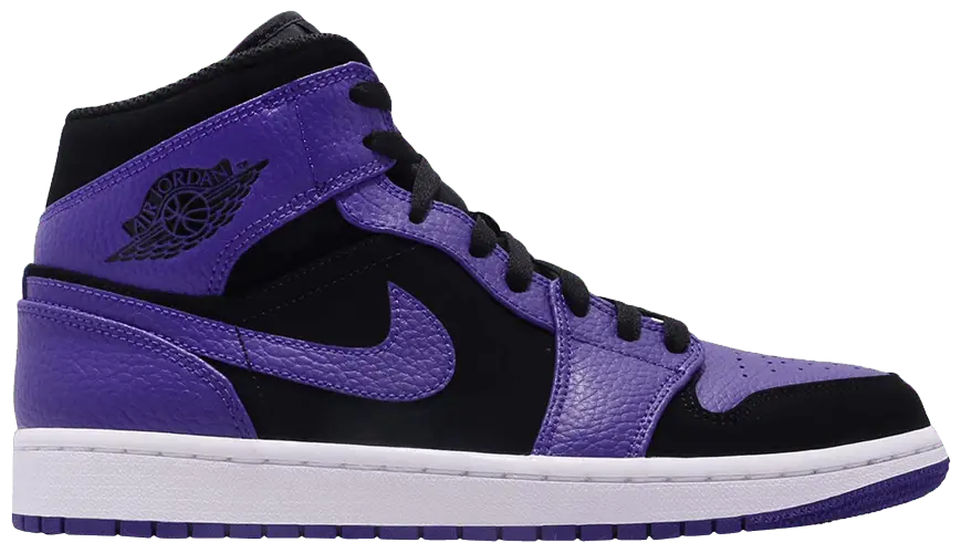 Giày Nike Air Jordan 1 Mid Black 'Dark Concord' 554724-051