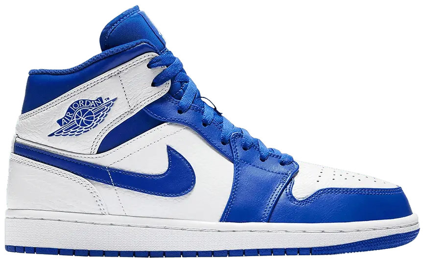 Giày Nike Air Jordan 1 Mid 'Hyper Royal' 554724-114