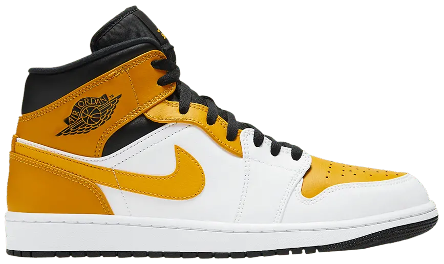 Giày Nike Air Jordan 1 Mid 'University Gold' 554724-170