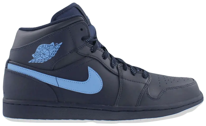 Giày Nike Air Jordan 1 Mid 'Obsidian University' 554724-405