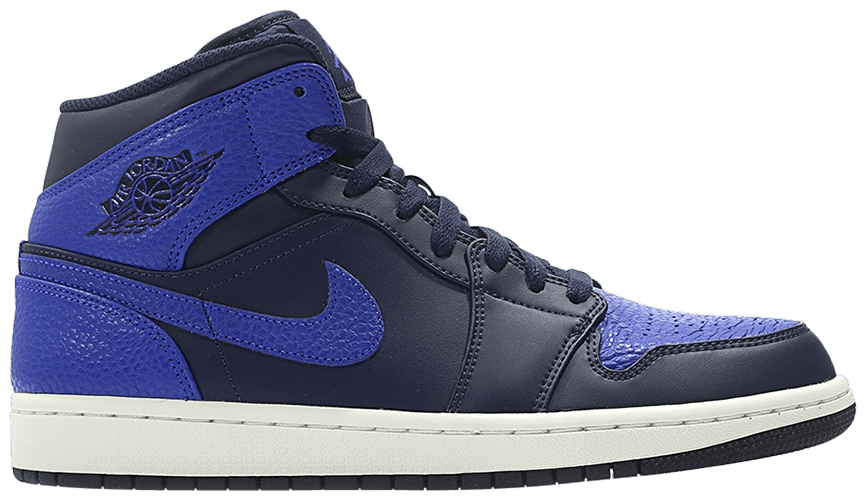 Giày Nike Air Jordan 1 Mid 'Obsidian Game Royal' 554724-412