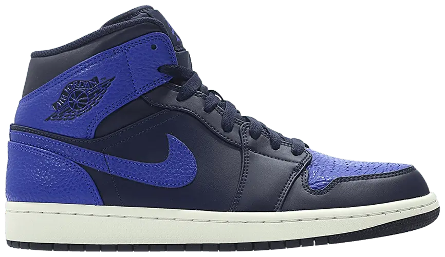 Giày Nike Air Jordan 1 Mid 'Obsidian Game Royal' 554724-412