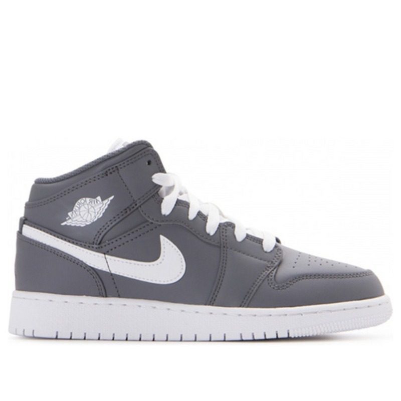 Giày Nike Air Jordan 1 Mid BG 'Cool Grey' 554725-036 - Ảnh 2