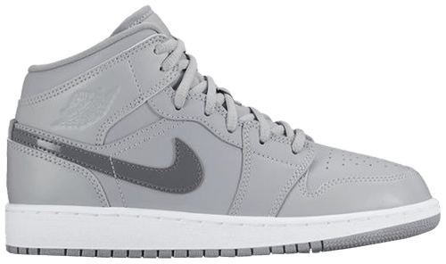 Giày Nike Air Jordan 1 Mid BG 'Wolf Grey' 554725-033