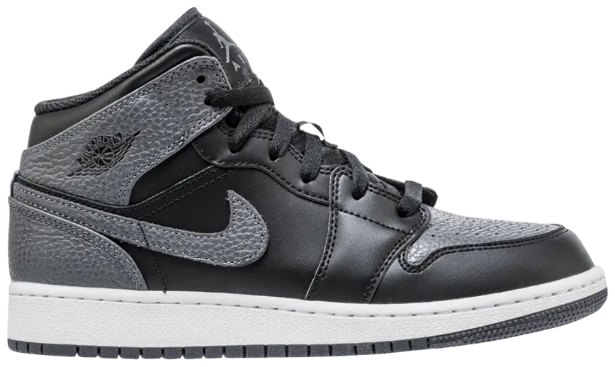 Giày Nike Jordan 1 Mid 'Tumbled Leather Grey' 554725-041