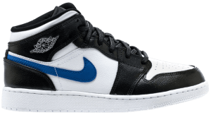 Giày Nike Air Jordan 1 Retro Mid GS 'Multi-Color Swoosh' 554725-052