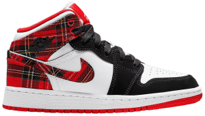 Giày Nike Air Jordan 1 Retro Mid GS 'Bad Santa' 554725-607