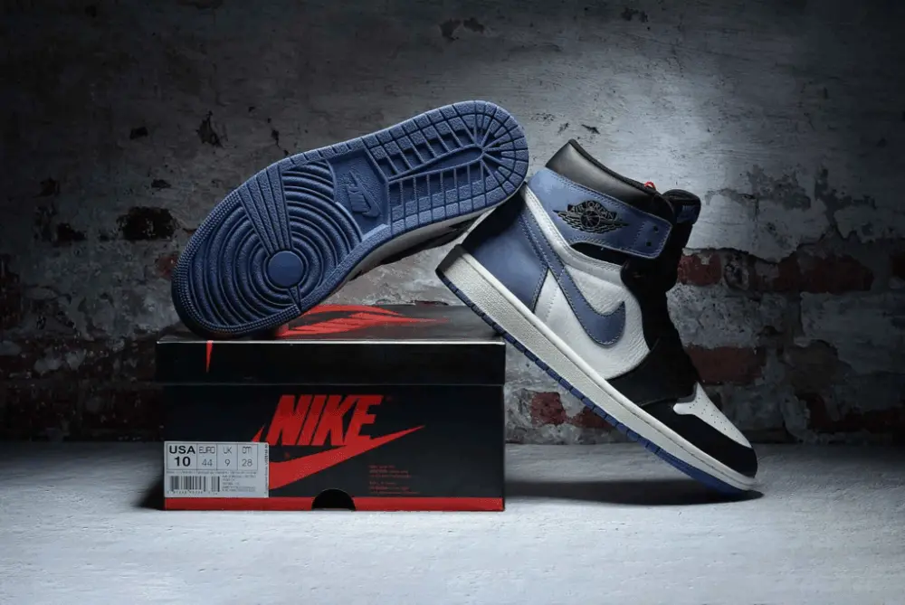 Giày Nike Air Jordan 1 Retro High OG 'Blue Moon' 555088-115 - Ảnh 3