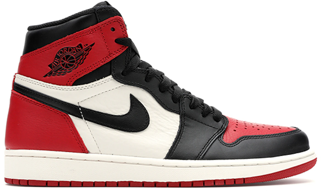 Giày Nike Air Jordan 1 Retro High 'Bred Toe' 555088-610
