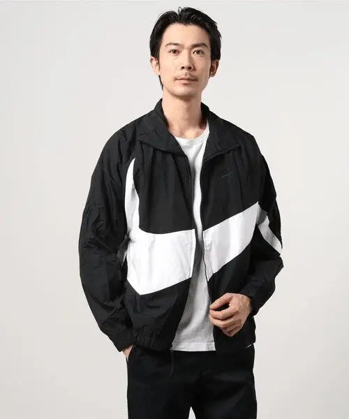 Áo Nike Sportswear 'Swoosh' Woven Black Windbreaker AR3133-010 - Ảnh 4