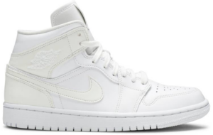 Giày Nike Wmns Air Jordan 1 Mid 'White Ivory' BQ6472-112