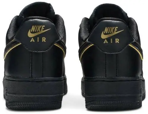 Giày Nike Wmns Air Force 1 Low '07 Essential 'Black Gold Swoosh' AO2132-005 - Ảnh 3