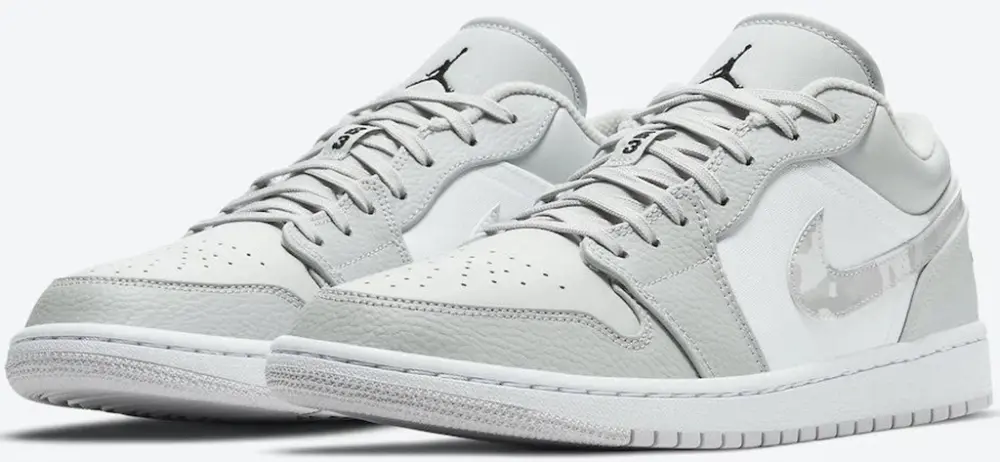Alternative view of Giày Nike Air Jordan 1 Low 'White Camo' DC9036-100