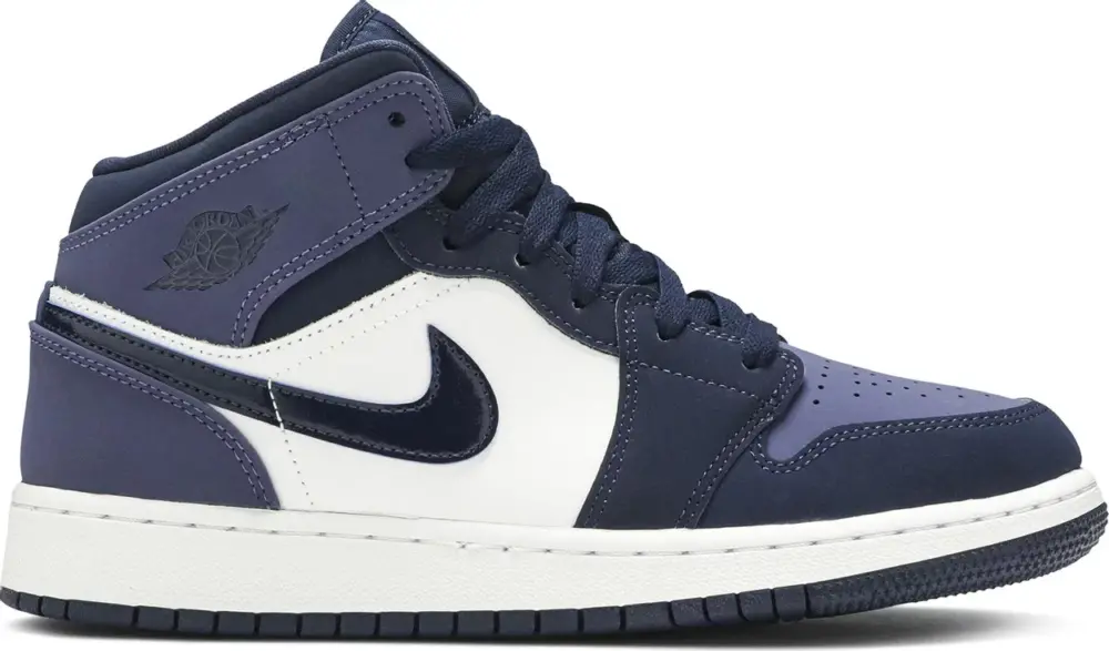 Giày Nike Air Jordan 1 Mid GS 'Sanded Purple' 554725-445