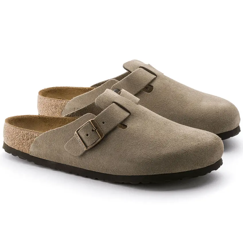 Alternative view of Dép Birkenstock Boston Soft Footbed 'Taupe' 0560771