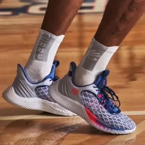 Alternative view of Giày Under Armour Curry Flow 9 'Warp The Game Day' 3025684-405