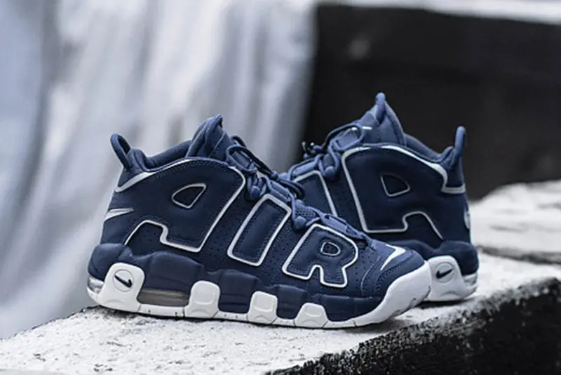 Giày Nike Air More Uptempo GS ‘Thunder Blue’ 415082-402 - Ảnh 3