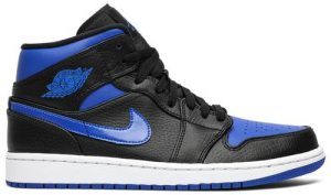 Giày Nike Air Jordan 1 Mid 'Black Hyper Royal' 554724-068