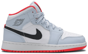 Giày Nike Air Jordan 1 Mid GS 'Half Blue' 555112-400