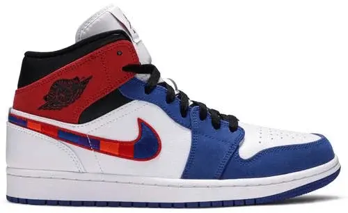 Giày Nike Jordan 1 Mid Multi 'Color Swoosh' 852542-146