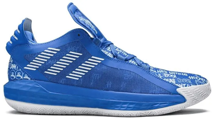 Giày Adidas Dame 6 'Glow Blue' FU6809