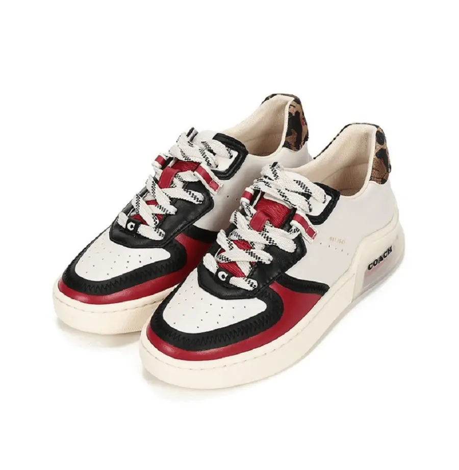 Giày Coach Citysole Court Trainers 'Chalk Electric Red' G5503-RR7 - Ảnh 3