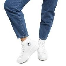 Giày Converse Wmns Chuck Taylor All Star High Move 'White Ivory' 568498C - Ảnh 5