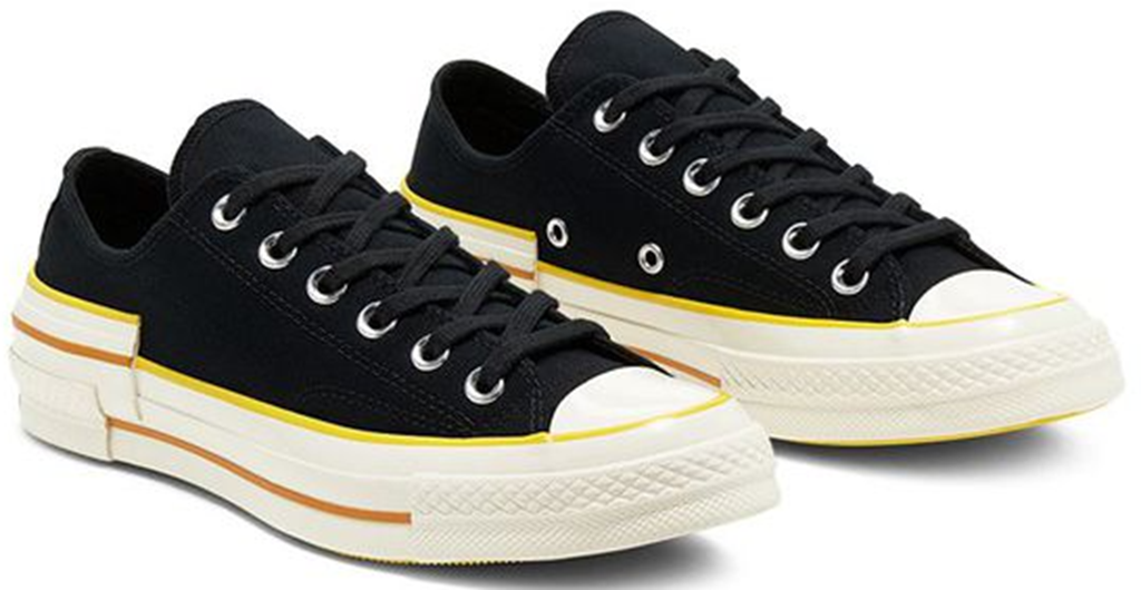 Giày Converse Chuck 70 Popped Colour Low 'Black SpeedYellow' 568802C - Ảnh 6