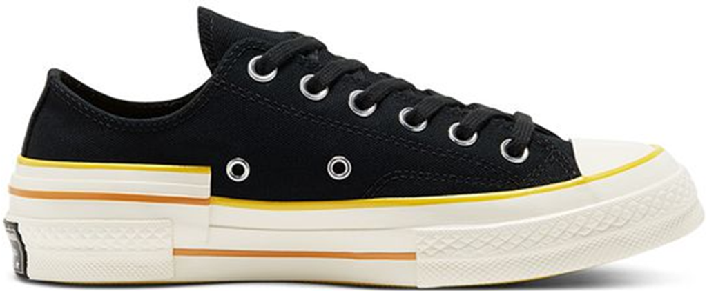 Giày Converse Chuck 70 Popped Colour Low 'Black SpeedYellow' 568802C