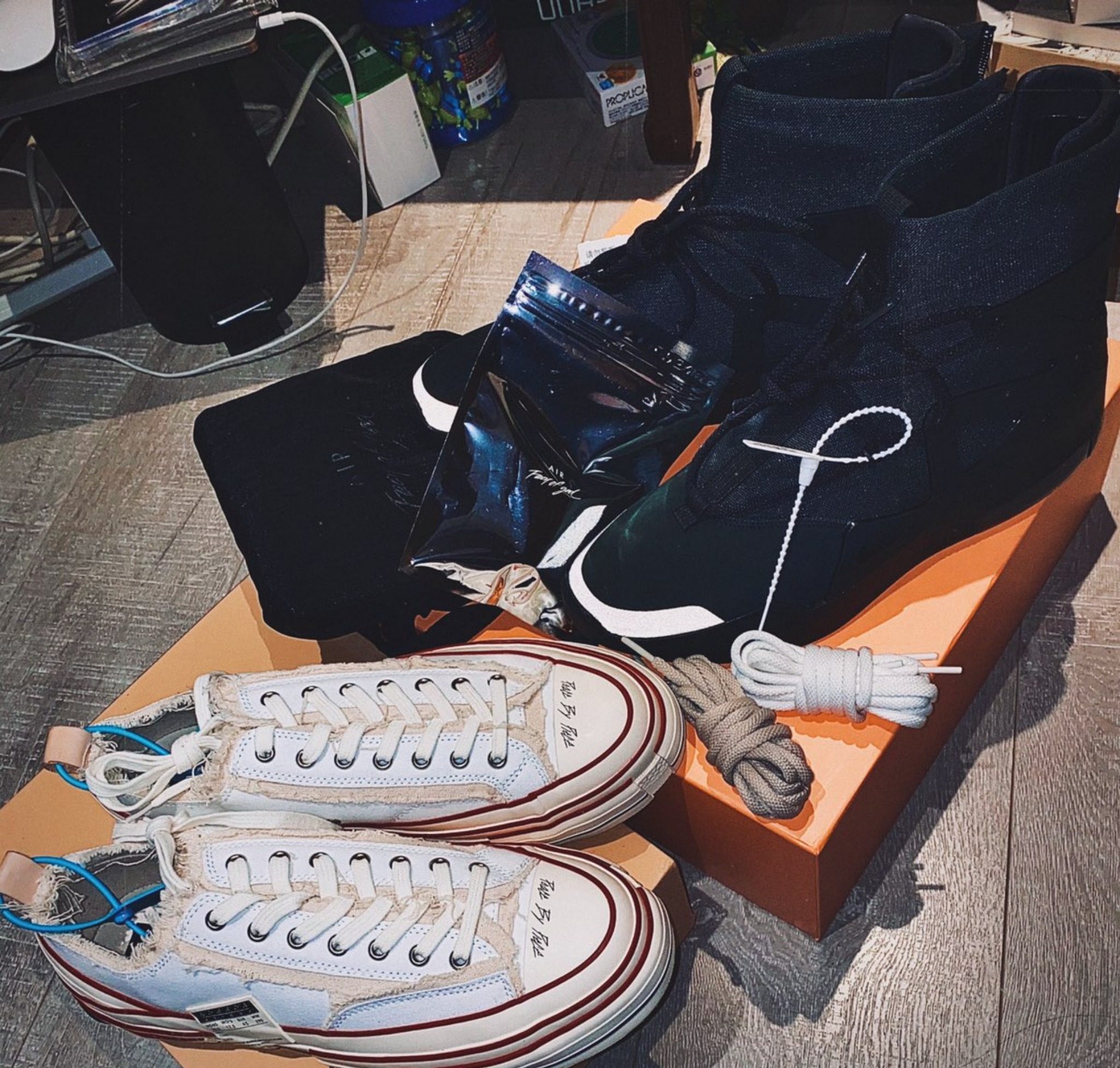 Giày Xvessel G.O.P Lows White S19X001W - Ảnh 7