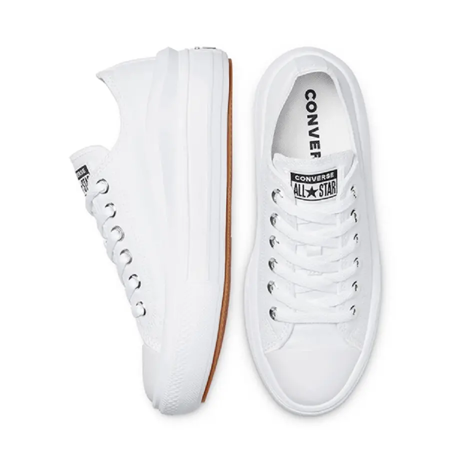 Giày Converse Wmns Chuck Taylor All Star Move Low 'White' 570257C - Ảnh 5