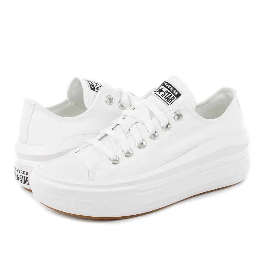 Giày Converse Wmns Chuck Taylor All Star Move Low 'White' 570257C - Ảnh 4