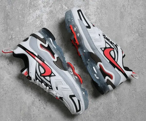 Alternative view of Giày Nike Air VaporMax EVO 'Summit White Bright Crimson'  CZ1924-100