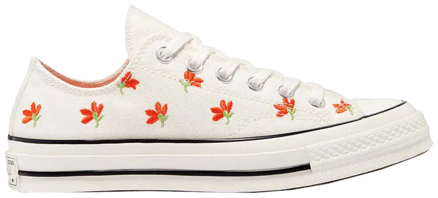 Giày Converse Chuck 70 Low 'Embroidered Garden Party' 570916C